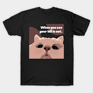 Cat and Bills T-Shirt